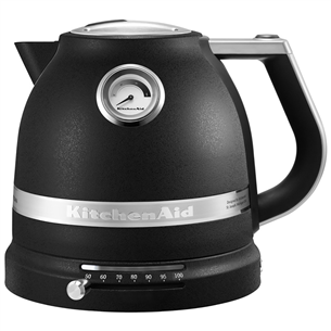 KitchenAid Artisan, temperatūras regulācija, 1.5 L, melna - Tējkanna