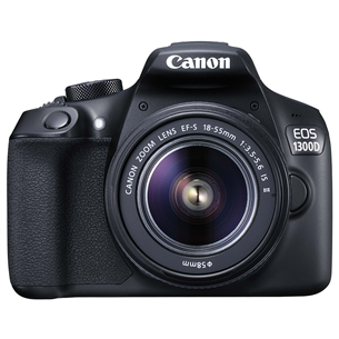 Зеркальная фотокамера EOS 1300D + объектив EF-S 18-55мм f/3.5-5.6 IS II, Canon