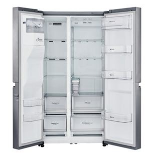 LG Water & Ice Dispenser, 625 л, нерж. сталь - SBS-холодильник