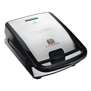 Tefal Snack Collection, 700 W, black/inox - Sandwich toaster with removable plates