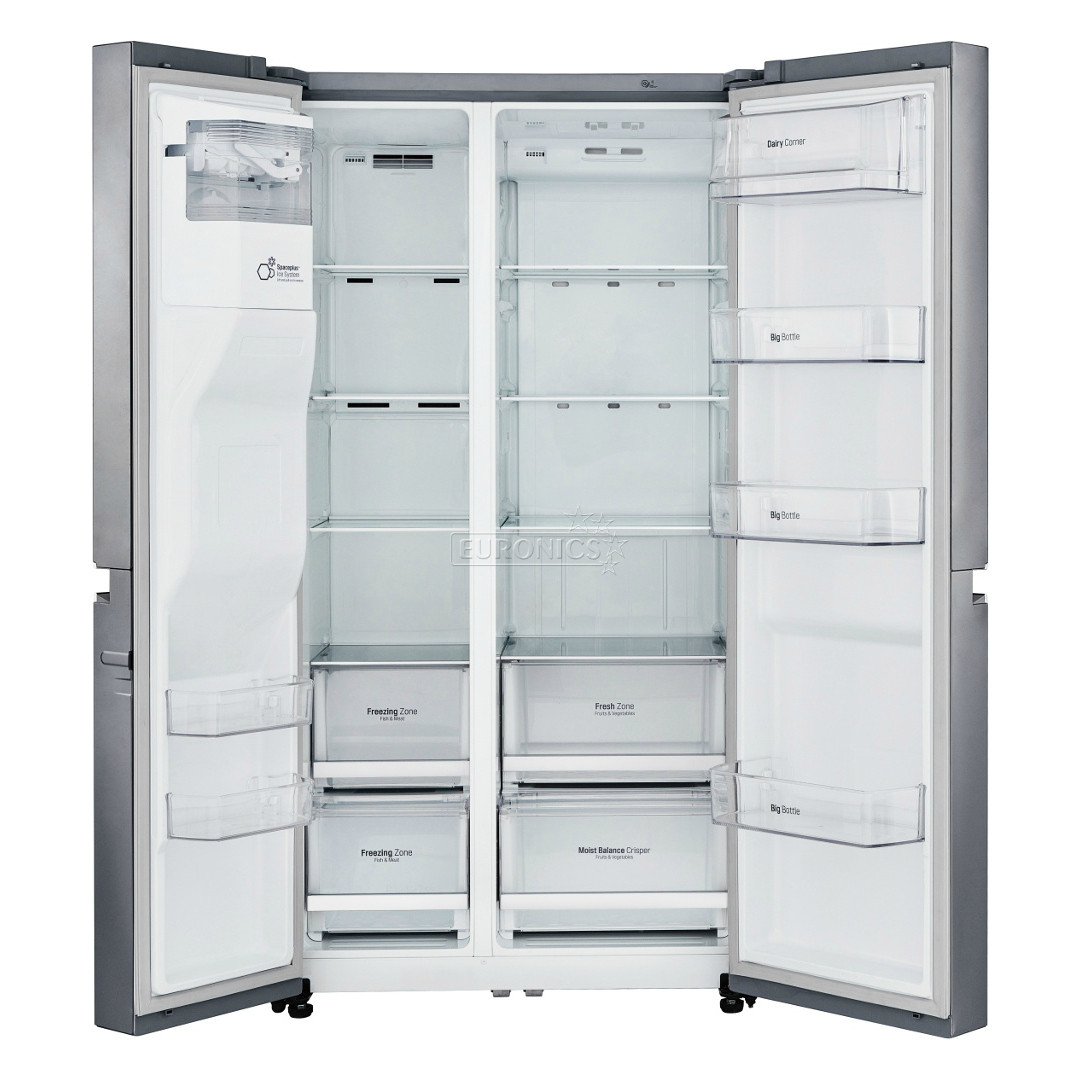 Ledusskapis Side-by-Side NoFrost, LG (179 cm)