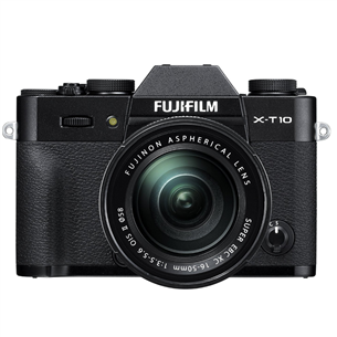 Гибридная фотокамера X-T10 + объектив XC16-50мм, Fujifilm