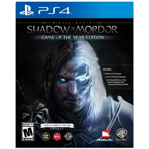 PS4 game Middle-earth: Shadow of Mordor Game of the Year Edition