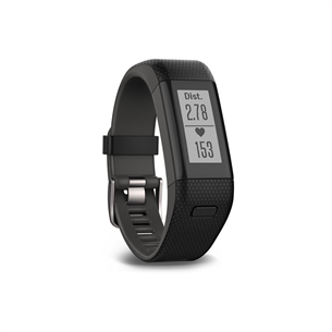 Activity Tracker Garmin Vivosmart HR+ / regular, black (136-192mm)