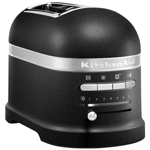 KitchenAid Artisan, 1250 W, black - Toaster