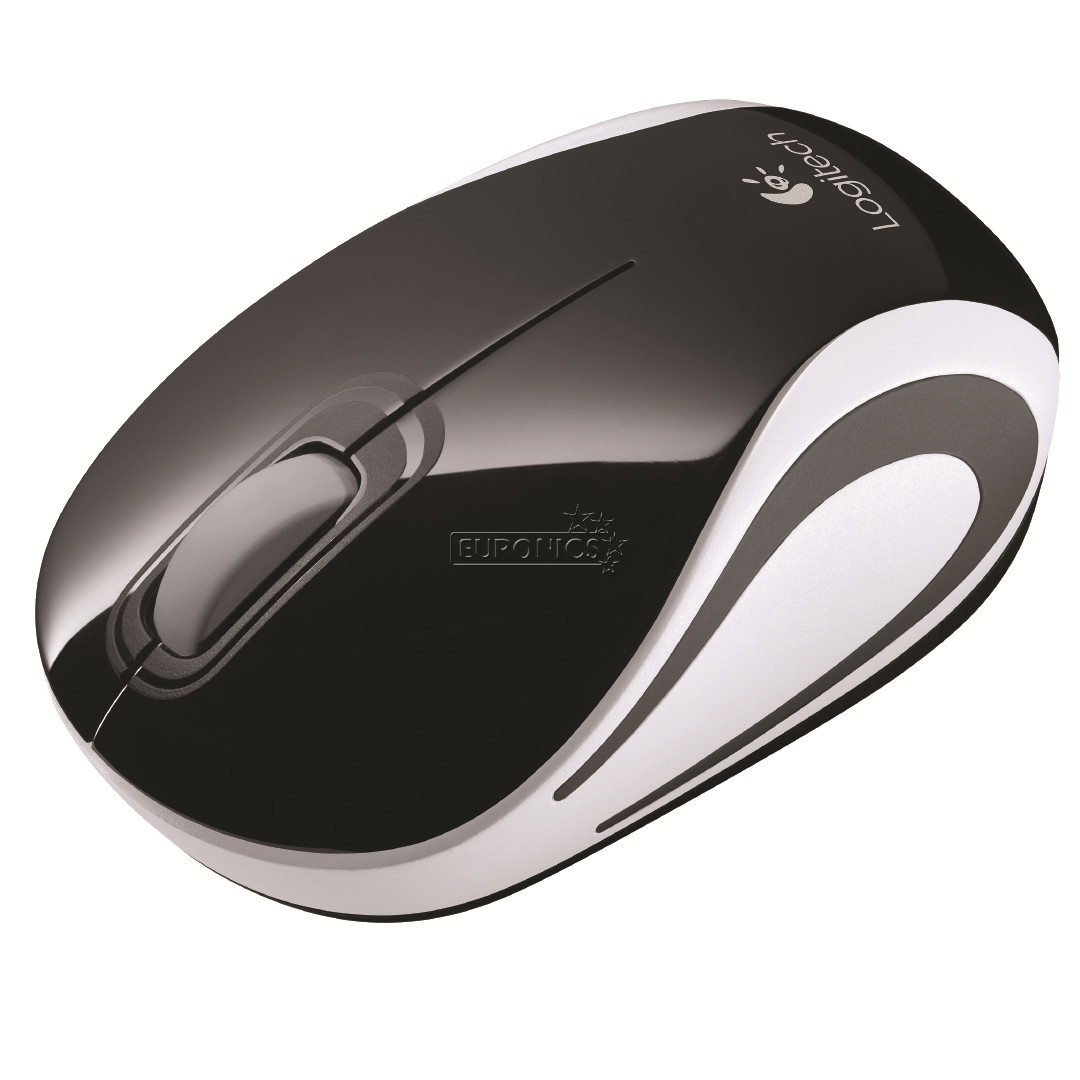 Logitech M187, черный/белый - Беспроводная оптическая мышь