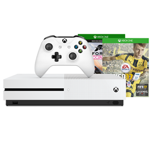 Game console Microsoft Xbox One S (500 GB) + FIFA 17 + Forza Horizon 3