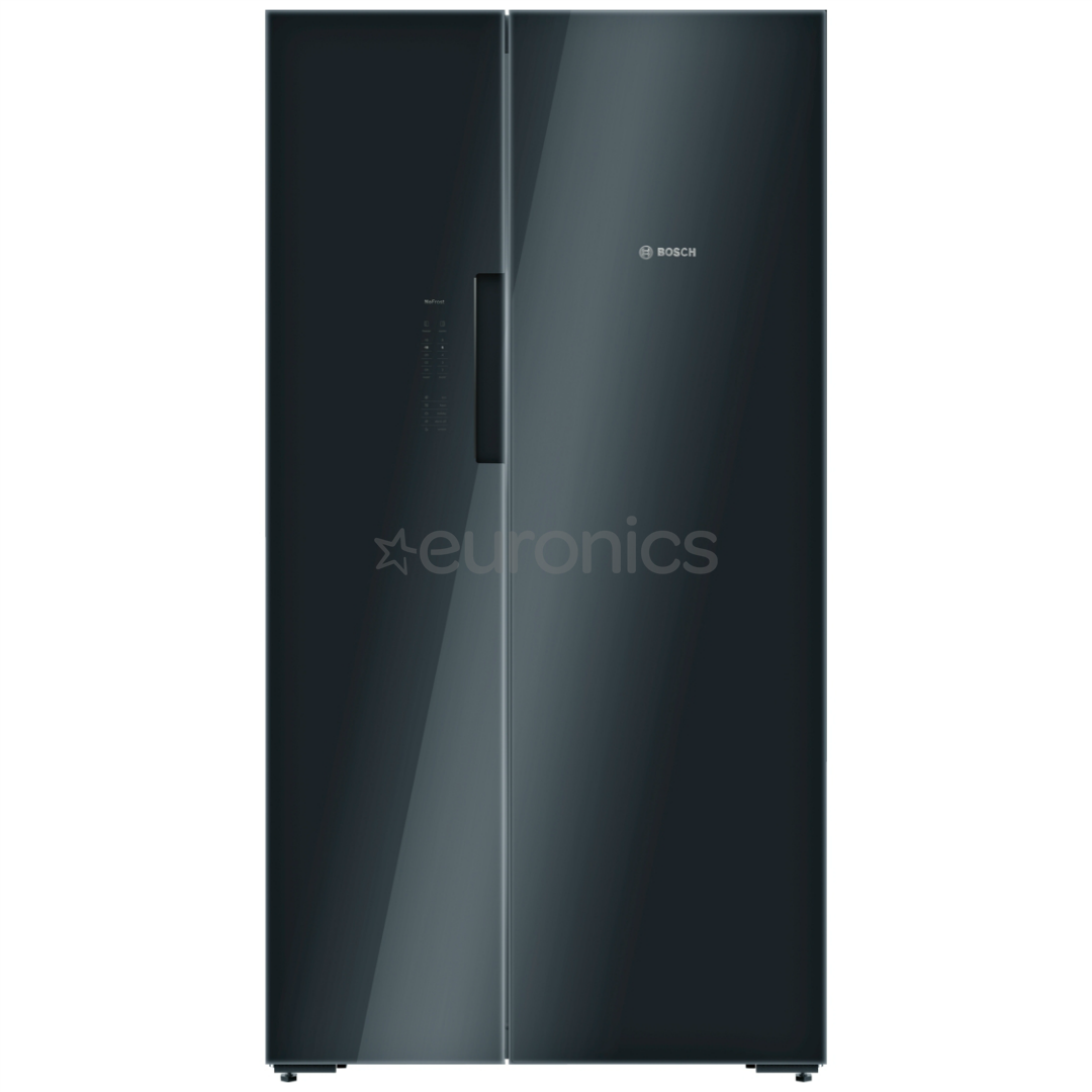 Side by side tipa ledusskapis NoFrost, Bosch / augstums: 175,6 cm