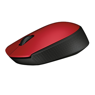 Logitech M171, sarkana/melna - Bezvadu datorpele