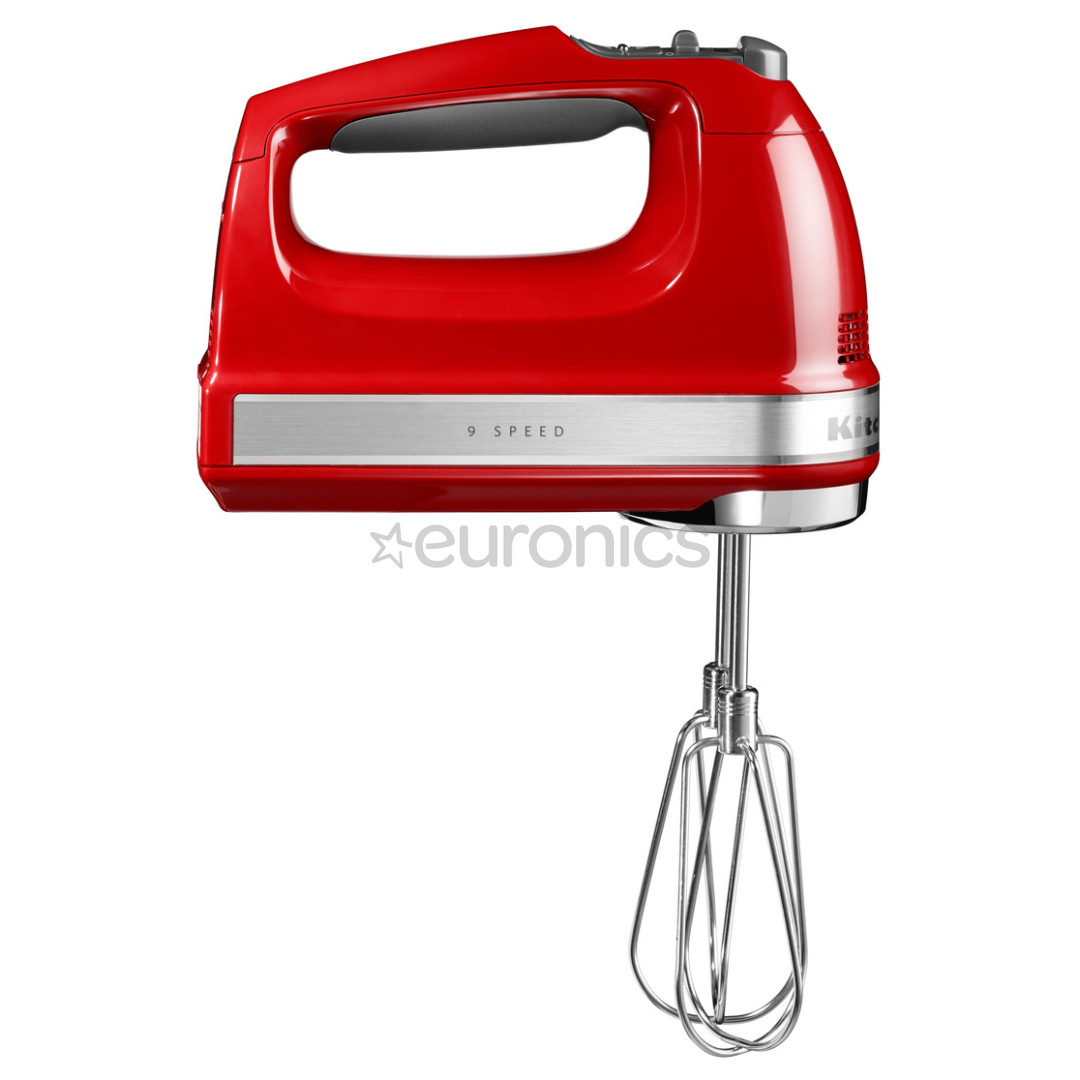 KitchenAid, 85 W, red - Hand mixer