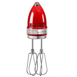 KitchenAid, 85 W, red - Hand mixer