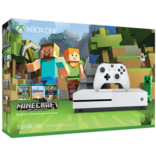 Game consolel Microsoft Xbox One S Minecraft Favourites Bundle (500 GB)