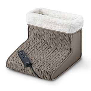 Beurer, brown/white - Massage foot warmer FWM45