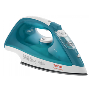 Tefal Access Easy, 2100 W, zaļa/balta - Tvaika gludeklis