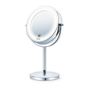 Beurer, diameter 13 cm, silver - Illuminated сosmetics mirror