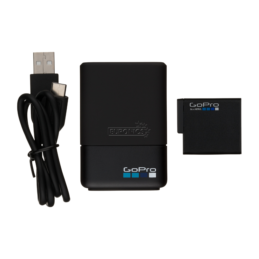 Dual battery charger + battery for GoPro HERO5/6/7 Black