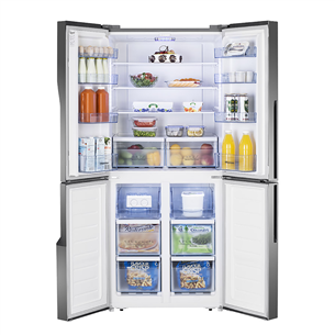 Refrigerator Side-by-Side NoFrost, Hisense / height 181 cm