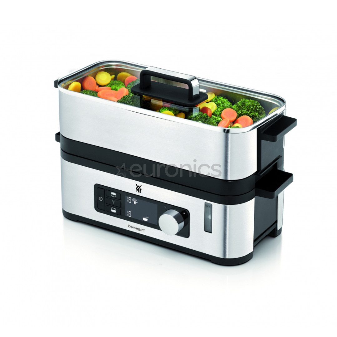 WMF KITCHENminis VitalisE, 900 W, nerūsējošā tērauda - Tvaicētājs
