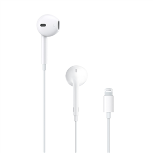 Apple EarPods, Lightning Plug, balta - Austiņas