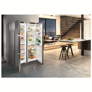 Side-by-side refrigerator Premium BioFresh NoFrost, Liebherr (185 cm)