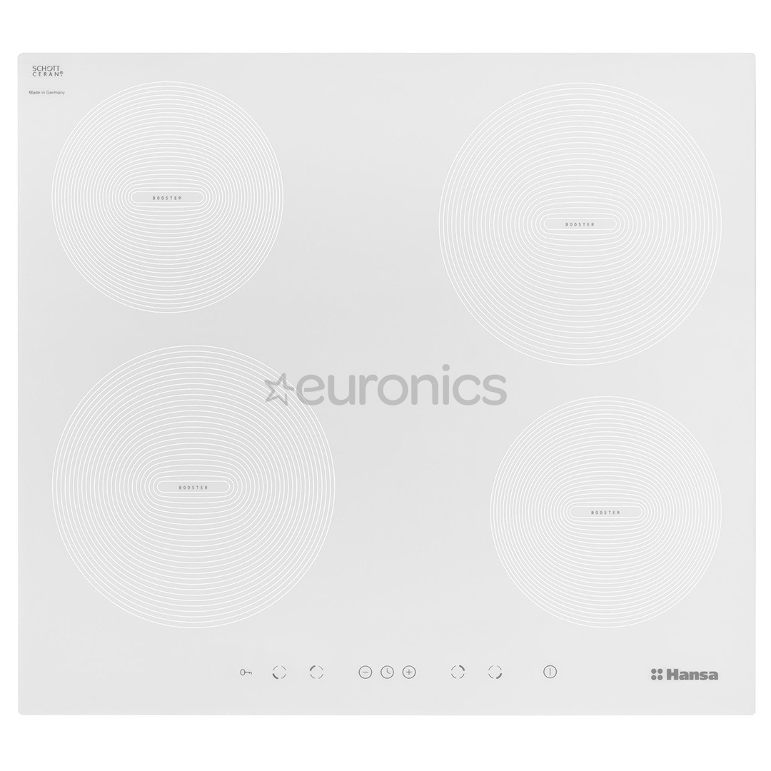 Hansa, width 57.6 cm, white - Built-in induction hob