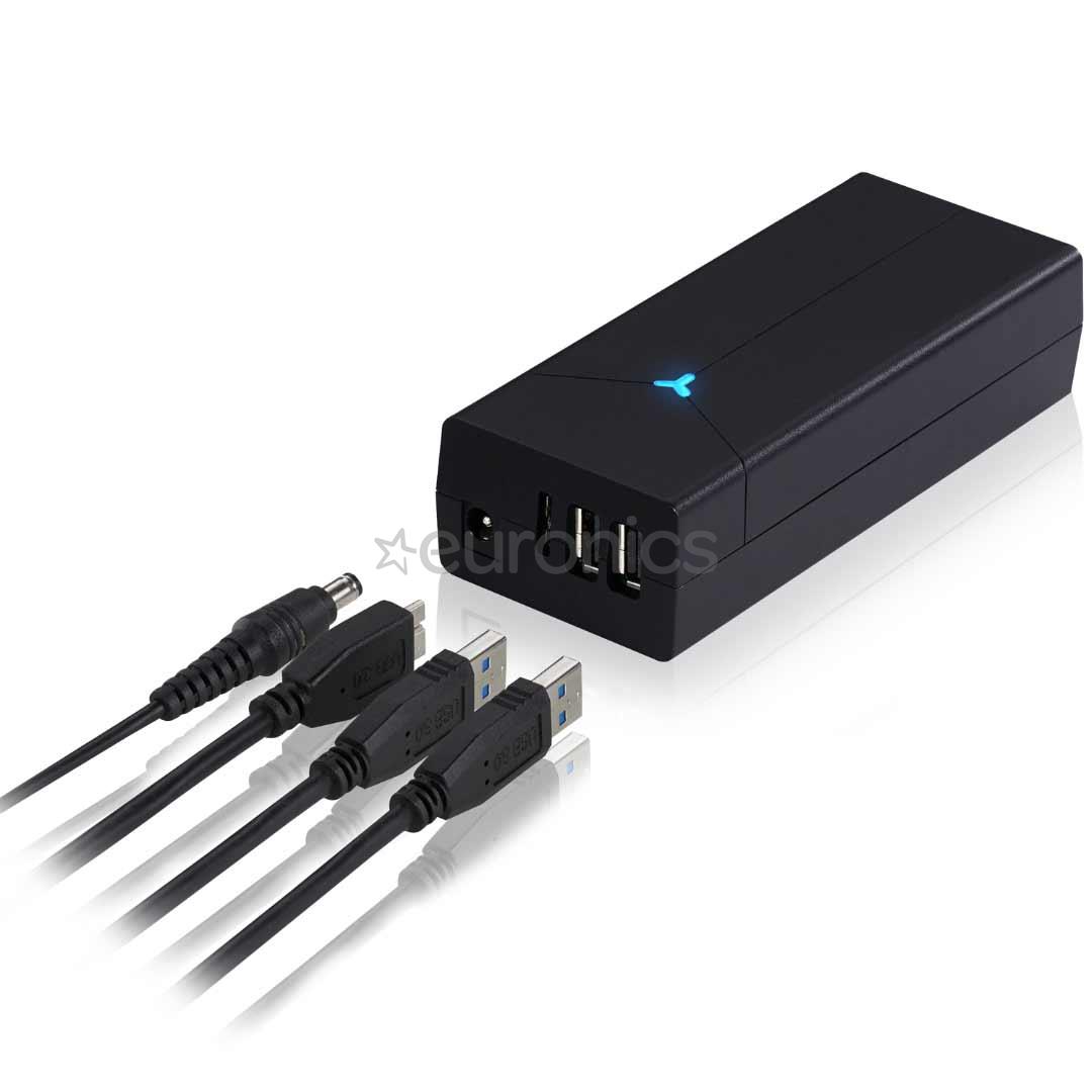 Universālais lādētājs H65, Fortron  / 65W, USB3.0