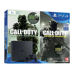 Игровая приставка Sony PlayStation 4 Slim (1 TБ) + Call of Duty: Infinite Warfare
