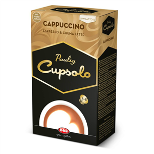 Coffee capsules Cupsolo Cappuccino, Paulig