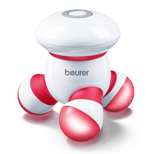 Beurer, white/red - Mini-massager 646.15