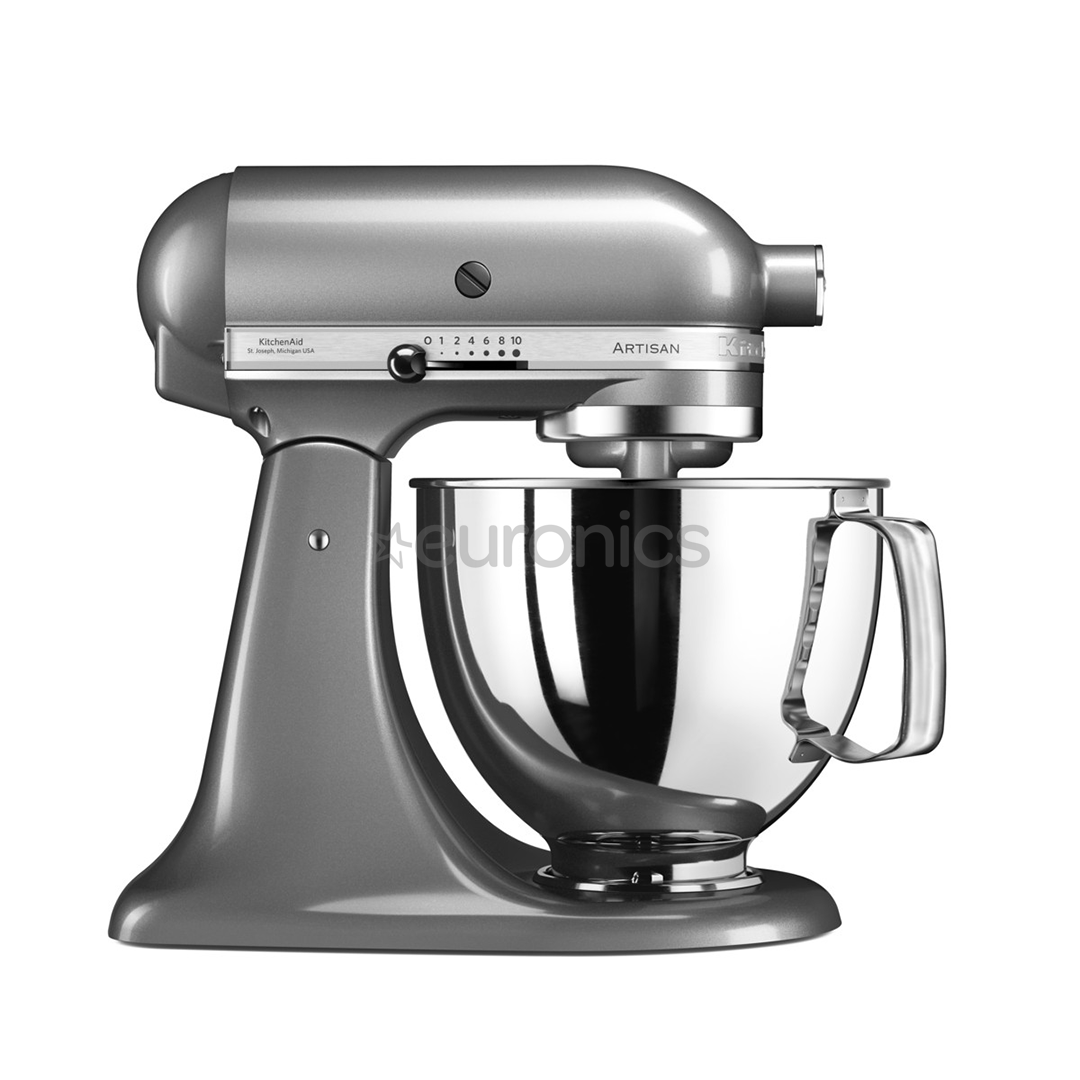 KitchenAid Artisan, 4,8 л, 300 Вт, cеребристый - Миксер