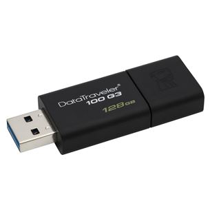 USB zibatmiņa DataTraveler 100 G3, Kingston / 128GB, USB3.0 DT100G3/128GB