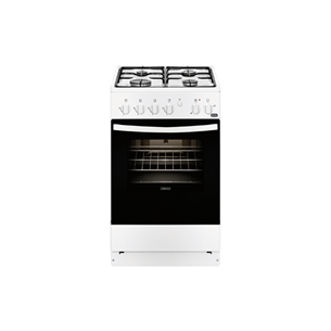 Gas cooker with electric oven, Zanussi / 50 cm