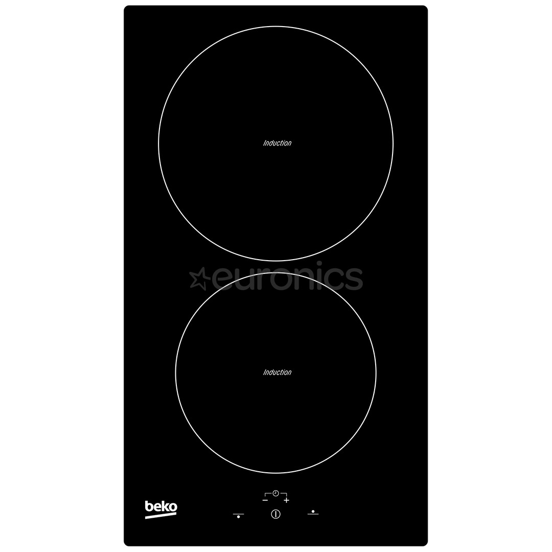 Beko, width 30 cm, frameless, black - Built-in Induction Hob