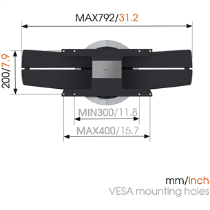 Sienas stiprinājums OLED Vogel's NEXT 7346 (40-65'')