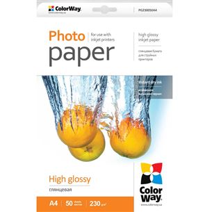 Photo paper A4, ColorWay / 230 g/m2, 50 pages