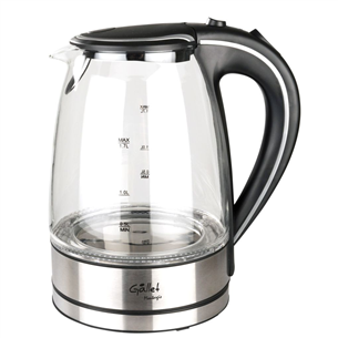 Gallet MONTARGIS BOU 742, 1.7 L, black/clear - Kettle