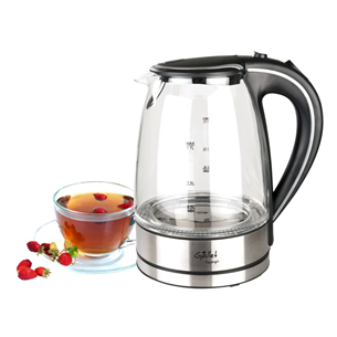 Gallet MONTARGIS BOU 742, 1.7 L, black/clear - Kettle