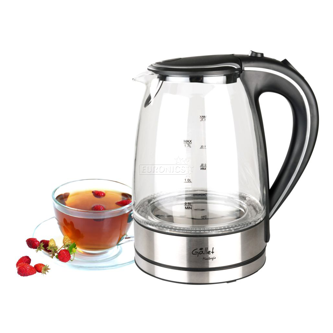Gallet MONTARGIS BOU 742, 1.7 L, melna/caurspīdīga - Tējkanna