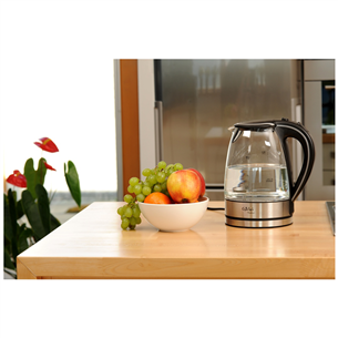 Gallet MONTARGIS BOU 742, 1.7 L, black/clear - Kettle