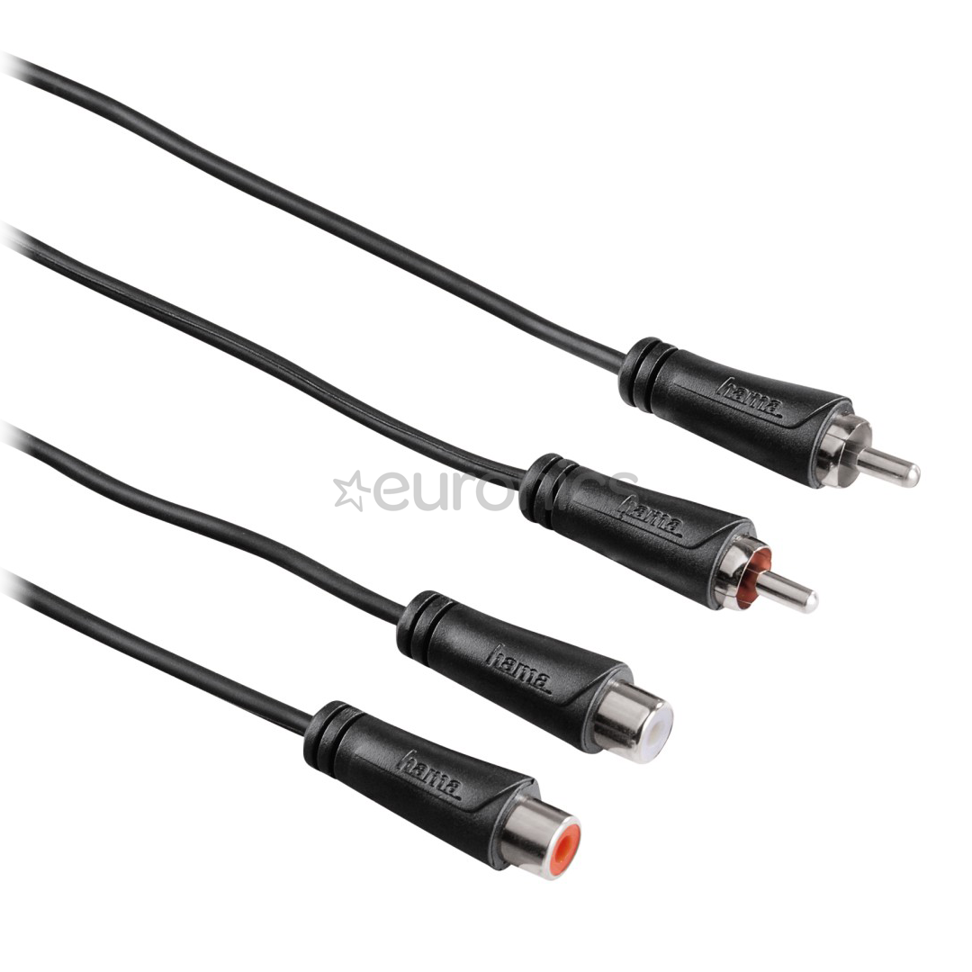 RCA extension cable Hama (3 m)
