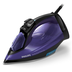 Philips PerfectCare, 2500 W, melna/lillā - Tvaika gludeklis