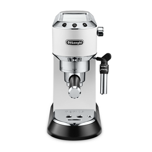 Delonghi Dedica pump, white/inox - Espresso machine EC685W