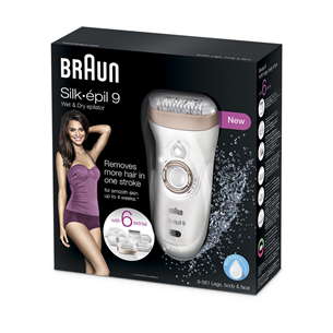 Эпилятор Silk-èpil 9 Wet & Dry, Braun