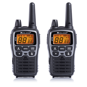 Two-way radios Midland XT70 + 2 headsets MA21L