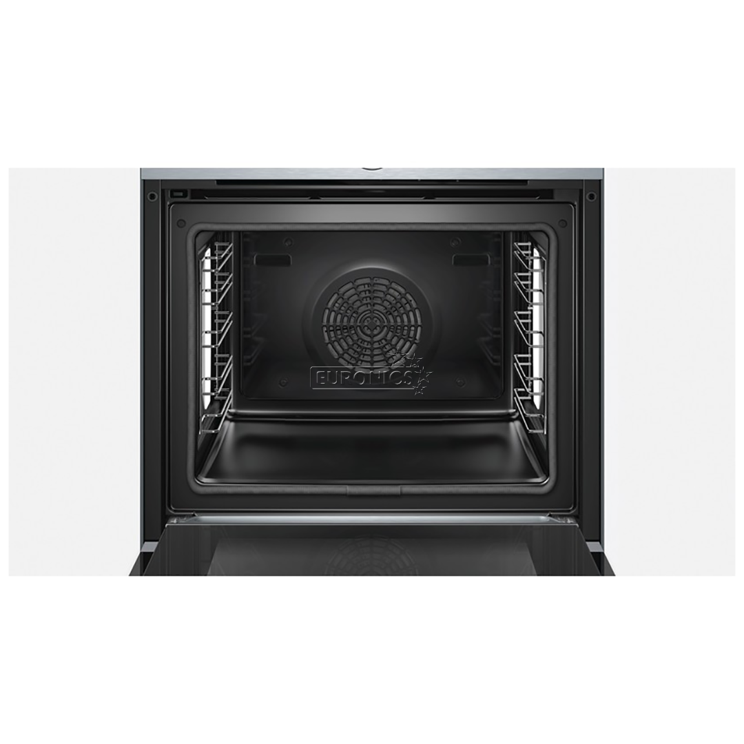 Bosch Serie 8, pyrolytic cleaning, added steam function, 71 L, inox - Built-in Oven