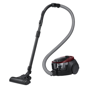 Samsung Cyclone Force, 700 W, bez maisiņa, melna/sarkana - Putekļu sūcējs VC07M3130V1/SB