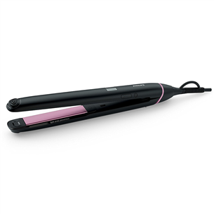 Philips StraightCare Vivid Ends, up to 230 °C, black/pink - Hair straightener BHS675/00