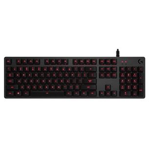 Logitech G413 Romer-G, US, mehāniskā, melna - Klaviatūra