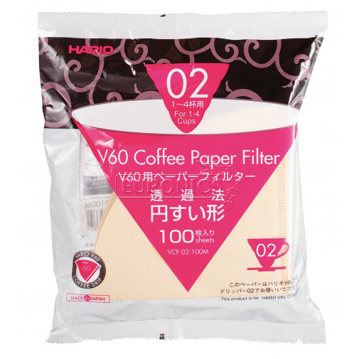 Paper filter V60 02 Hario 100 sheets
