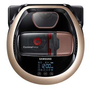 Samsung FullView Sensor ™ 2.0 technology, black/gold - Robot vacuum cleaner